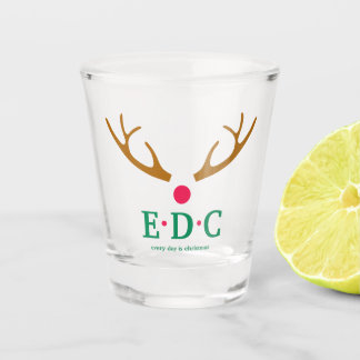 Chupito Vaso de disparo de Navidad todos los días
