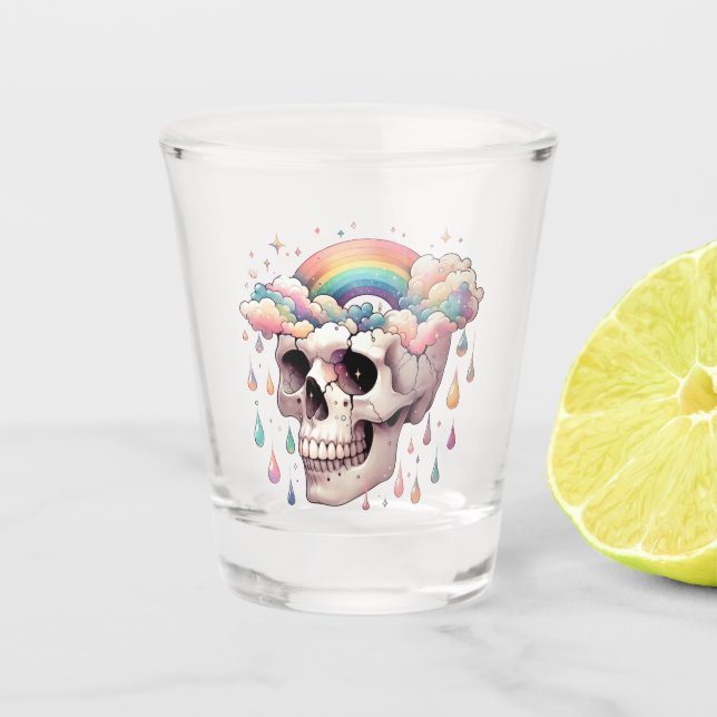 Chupito Vaso de disparo de sueños de arcoíris (Anverso)