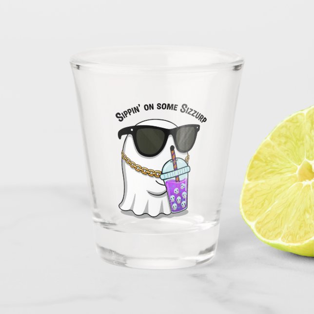 Chupito Vaso de disparo Sizzurp Ghost – Fantasma lindo div (Anverso)