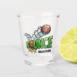 Chupito Vaso de medida conocido de encargo del baloncesto