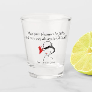 Chupito Vaso de medida culpable del cabaret de los