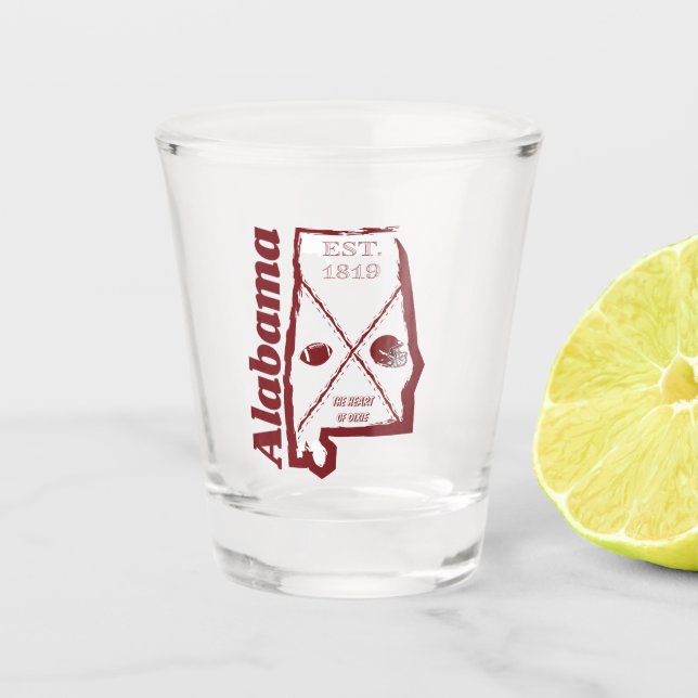 Chupito Vaso de medida de Alabama (Anverso)