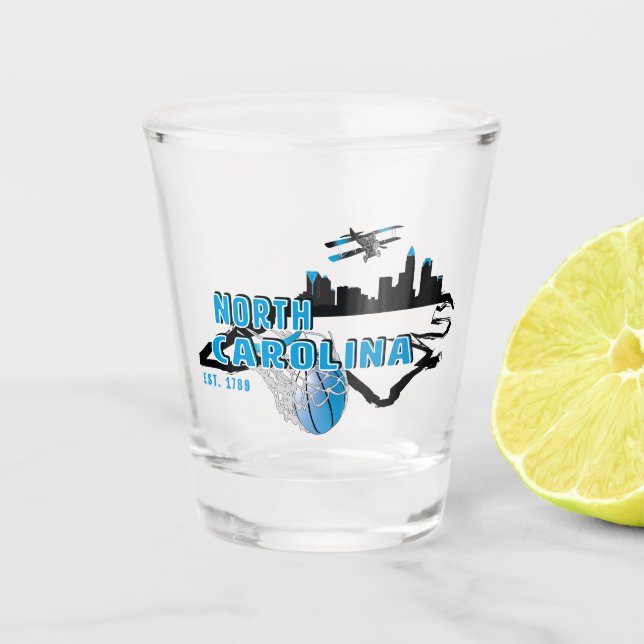 Chupito Vaso de medida de Carolina del Norte (Anverso)