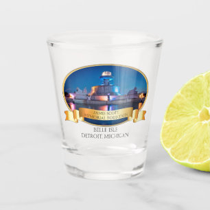 Chupito Vaso de medida de Detroit - fuente de Scott