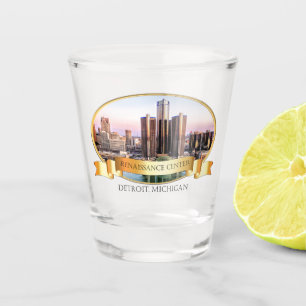 Chupito Vaso de medida de Detroit - horizonte de Detroit