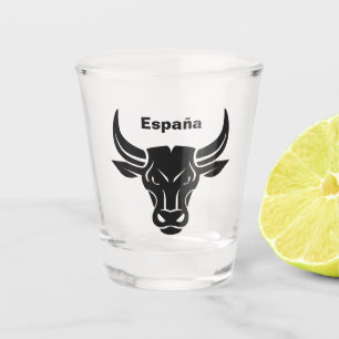 Chupito Vaso de medida de encargo estilizado del texto de