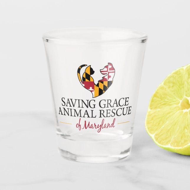 Chupito Vaso de medida de la gracia salvadora (Anverso)