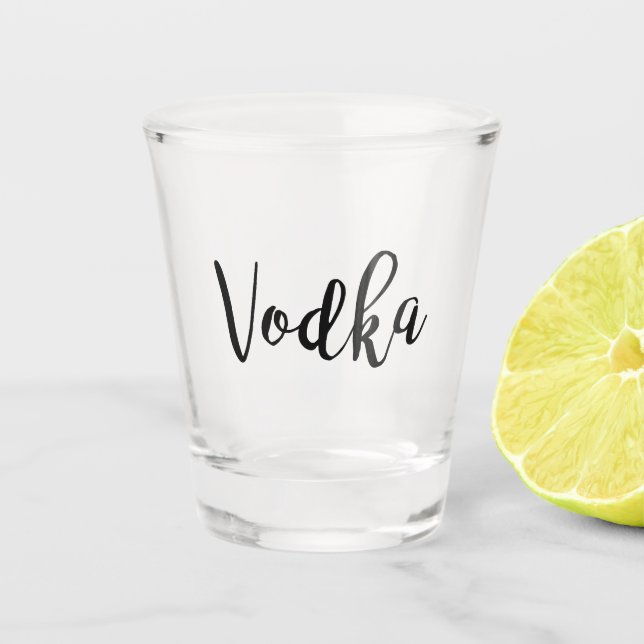 Chupito Vaso de medida de la vodka (Anverso)