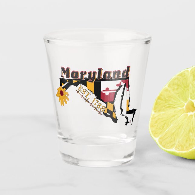 Chupito Vaso de medida de Maryland (Anverso)
