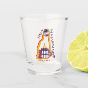 Chupito Vaso de medida de New Hampshire