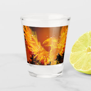 Chupito Vaso de medida de Phoenix en vuelo