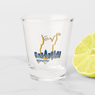 Chupito Vaso de medida de Virginia Occidental