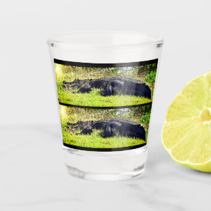 Chupito Vaso de medida del cocodrilo de los marismas