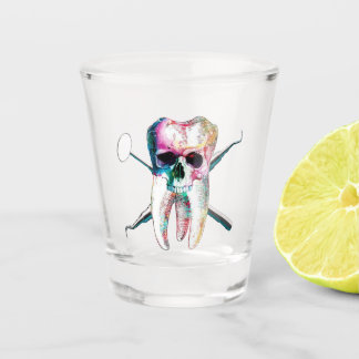 Chupito Vaso de medida del diente de los huesos dentales