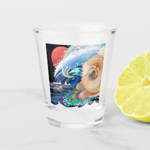 Chupito Vaso de medida del perro chino de BINDI CHOWABUNGA