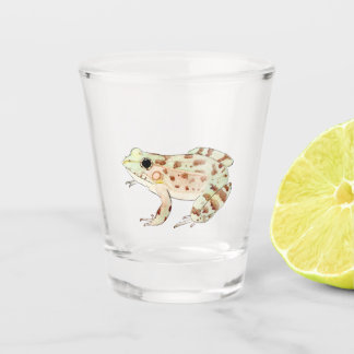 Chupito Vaso de shot con rana leopardo