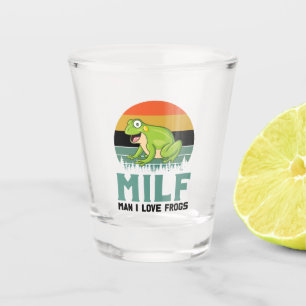 Chupito Vaso de tiro de ranas de amor