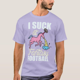 Chupo en la camiseta del unicornio del fútbol de
