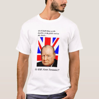 Churchill nunca entrega la camiseta básica