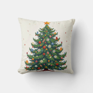 Chusión de almohada de árbol de Navidad