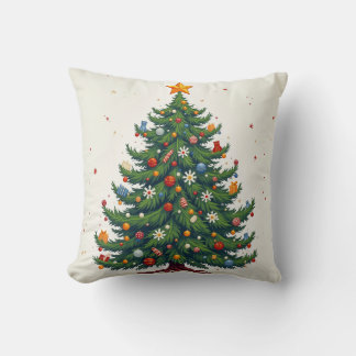 Chusión de almohada de árbol de Navidad