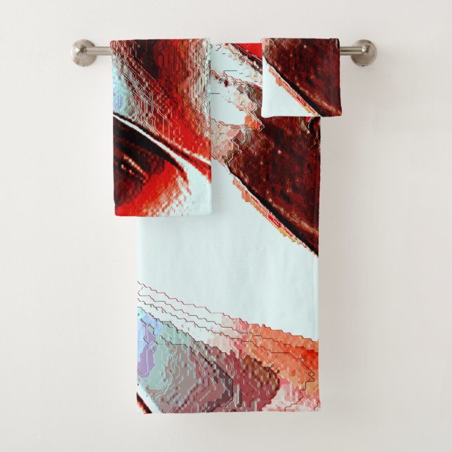 Cian de luz dura y rojo fuerte (In situ)