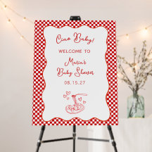 ¡Ciao Baby! Letrero de Bienvenida para Baby Shower
