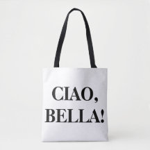 ¡CIAO, BELLA! Bolso de tela