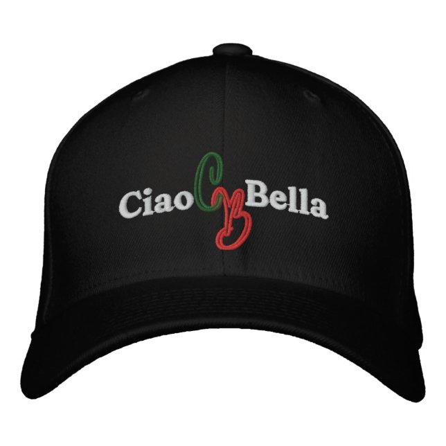 Ciao Bella Embroidered Gorra (Anverso)