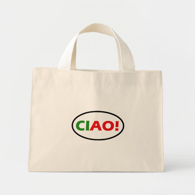 ¡Ciao! Bolso de tela (Frente)