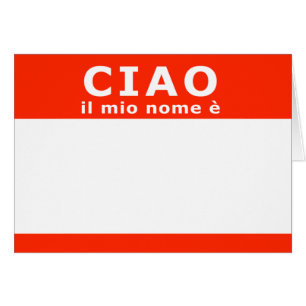 CIAO il mio nome
