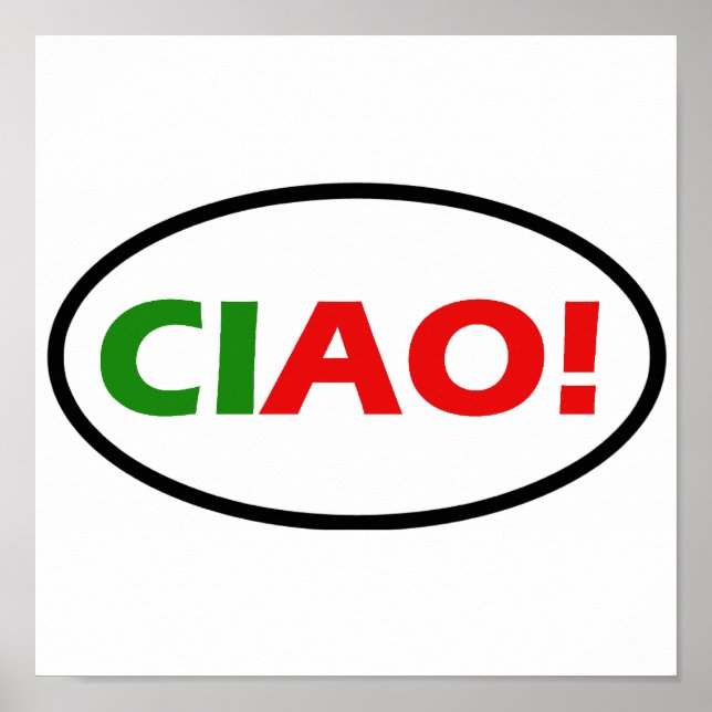 ¡Ciao! Póster (Frente)