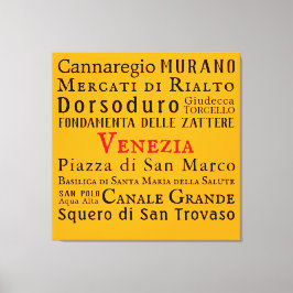 ¡Ciao Venezia! Imprimir lienzo