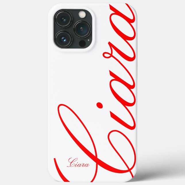 Ciara - hermosa Funda para iPhone 13 - personaliza (Reverso )