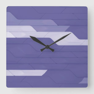 Cibermuro cuadrado reloj de pared