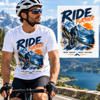 CICLE MÁS ALLÁ – Camiseta de Aventura en Bicicleta