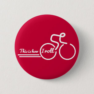 Ciclismo así es como rollo la placa del botón rojo