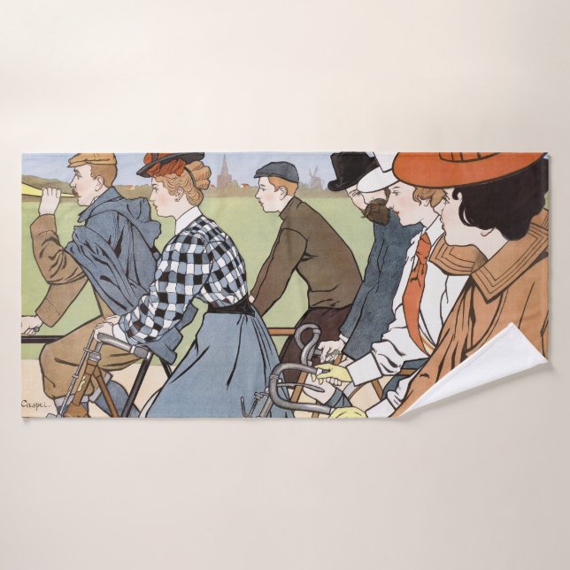 Ciclismo, bicicletas, Van Caspel (Toalla de baño)