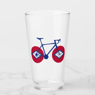 Ciclismo con bandera de Arkansas