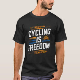 Ciclismo es libertad, camisetas de hombres