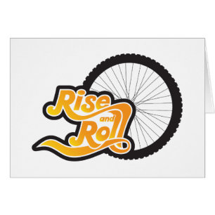 ciclista de ascenso y rollo