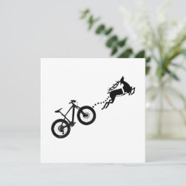 Ciclista de Navidad de bicicleta de montaña de cue