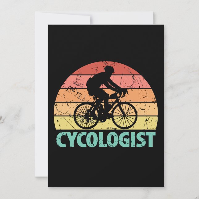 Ciclista divertida (Anverso)