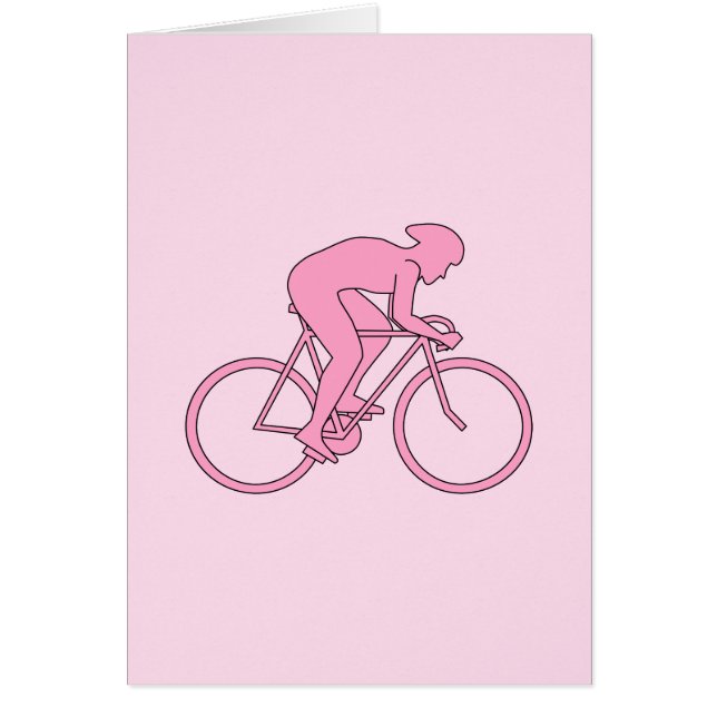 Ciclista en rosa (Frente)