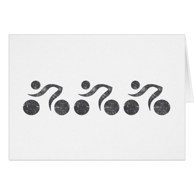 Ciclistas en gris (Anverso (Horizontal))