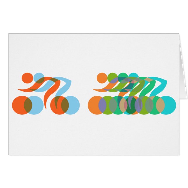 Ciclistas frenéticos (Anverso (Horizontal))