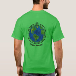 Ciclo alrededor de la camiseta