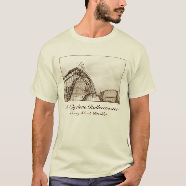 Ciclón Rollercoaster Camiseta para adultos (Anverso)