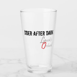 Cider después de vidrio oscuro