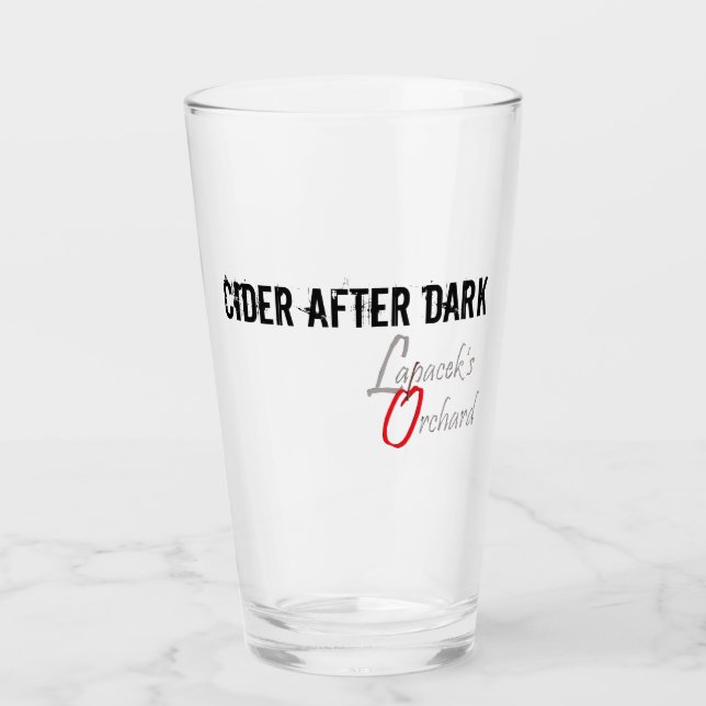Cider después de vidrio oscuro (Anverso)